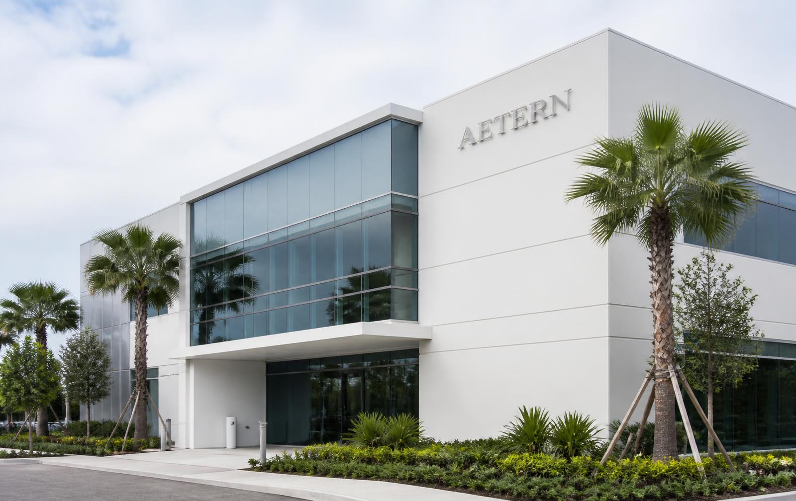 Fachada del laboratorio AETERN Peptides