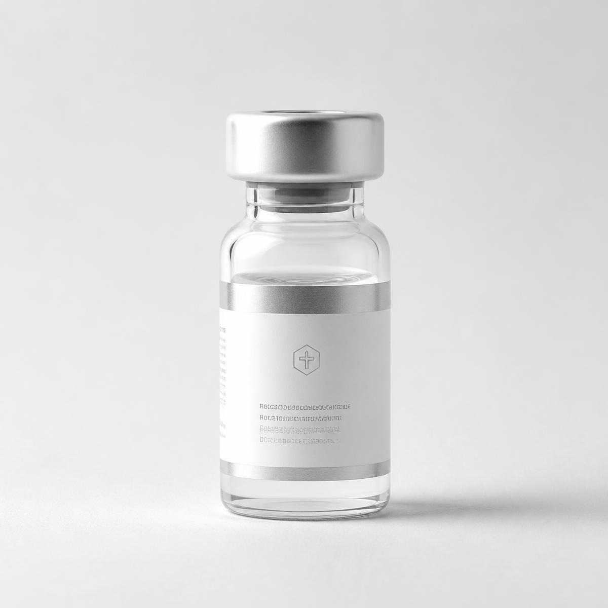 Vial y etiqueta